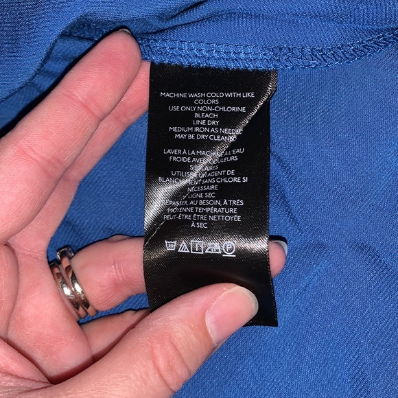 NWT Anthropologie Royal Blue Mini Dress Size 10 - Picture 7 of 14